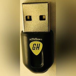 Genuine WII U Guitar Hero LIVE Guitar USB DONGLE wireless receiver adapter(2)